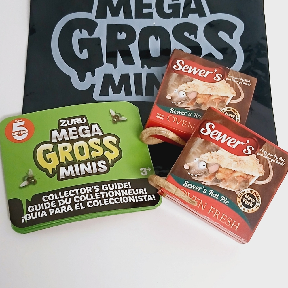 Zuru Mega Gross Minis Sewer's Rat Pies (2)